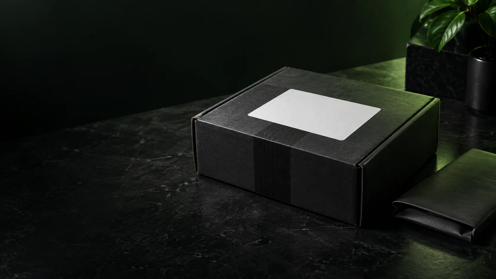 Illustrative editorial image of a carefully packed, unbranded parcel