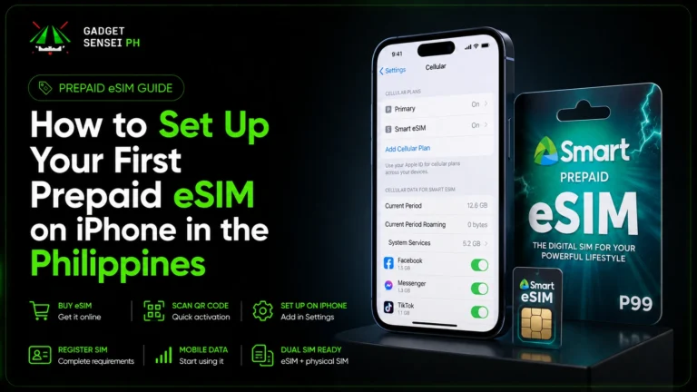How to Set Up Your First Prepaid eSIM on iPhone in the Philippines