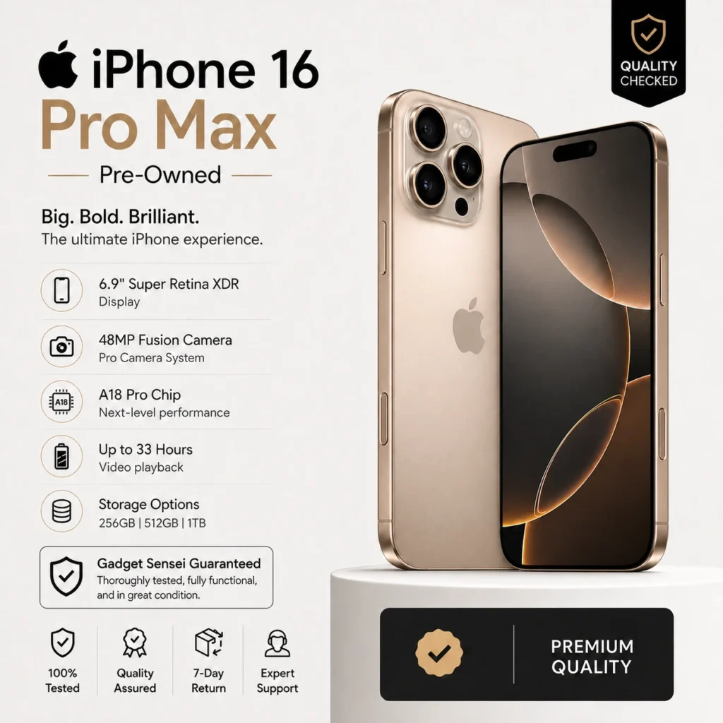 iPhone 16 Pro Max (Pre-Owned) Gadget Sensei PH