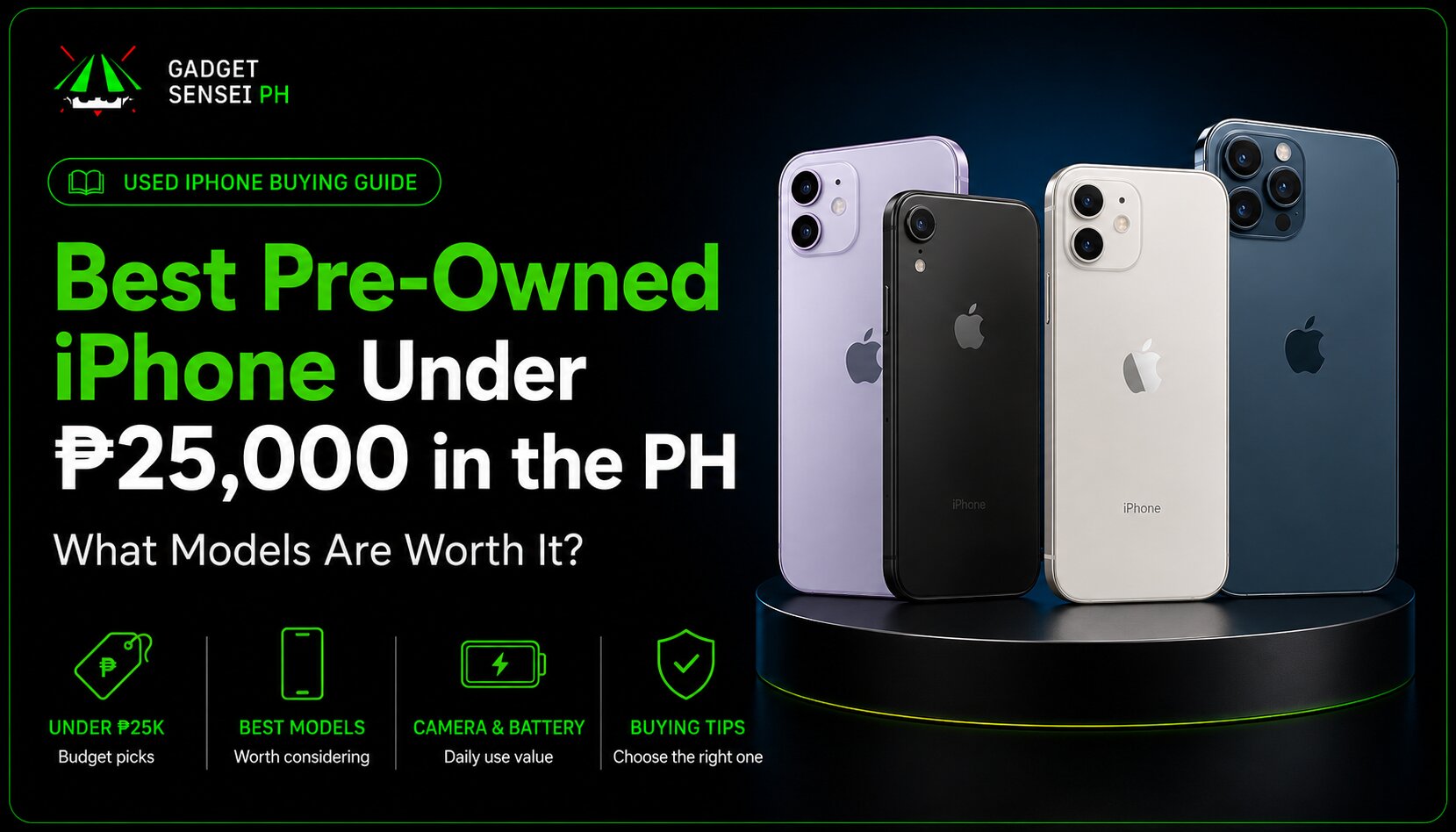 GS Best Budget iPhone Under 25K php Philippines
