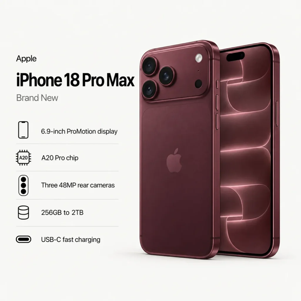 iPhone 18 Pro Max (Brand New)